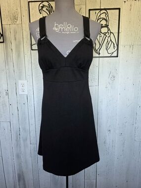 Guess Black Crossback Sleeveless Dress with Removable Bra Pads Size M